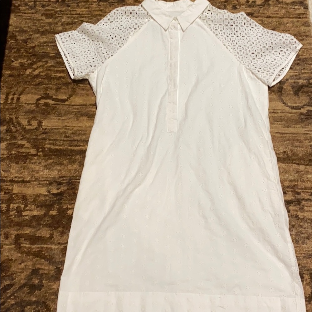 J. crew short sleeve shirt dress